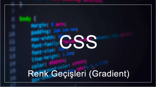 CSS'de Renk Geçişleri (Gradient)